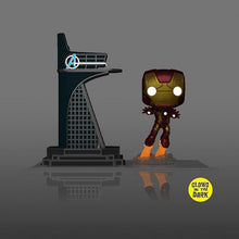 Funko Pop! Avengers 2 Iron Man with Avengers Tower (GITD) (PX Exclusive) *Pre-Order*
