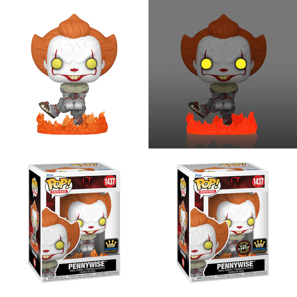 Pennywise glow in best sale the dark funko
