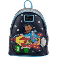 (In-Stock)Loungefly Disney Lilo and Stitch Space Adventure Womens Double Strap Shoulder Bag - First Form Collectibles