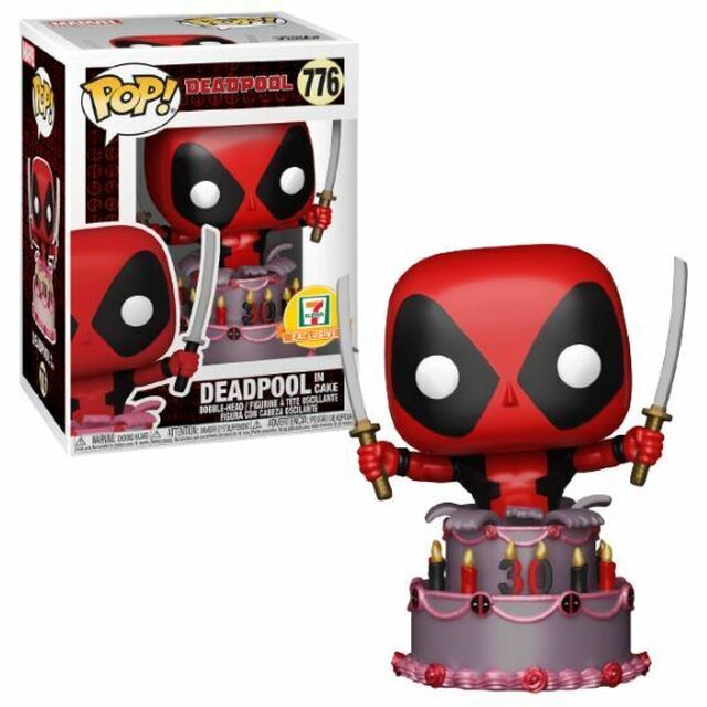 Funko Pop! Deadpool - Deadpool in Cake *Metallic* (7-11 Exclusive)– First  Form Collectibles