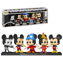 Funko Pop! Disney Archives Mickey Mouse 5- Pack (Special Edition Exclusive) - First Form Collectibles