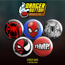 Danger Button! Spider-Man 5 Button Pack (First Form Collectibles Exclusive) - First Form Collectibles
