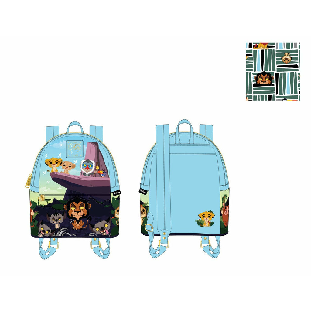 Pop By Loungefly Disney: Lion King Pride Rock Mini Backpack  display picture 3
