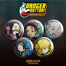 Danger Button! Demon Slayer 5 Button Pack (First Form Collectibles Exclusive) - First Form Collectibles