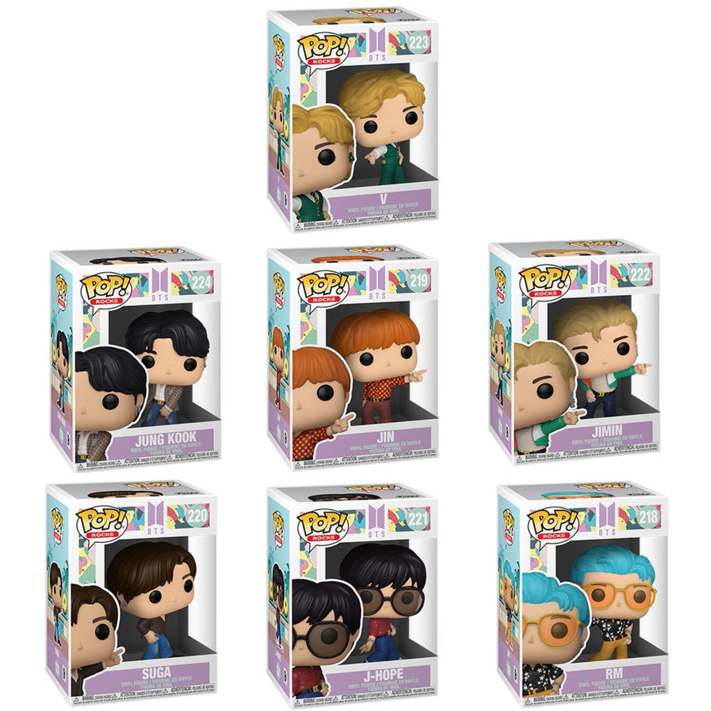 Funko POP! Rocks BTS Full Set of 7– First Form Collectibles
