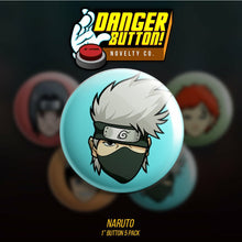 Danger Button! Naruto 6 Button Pack (First Form Collectibles Exclusive) - First Form Collectibles