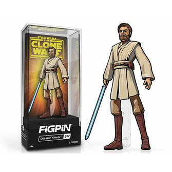 FiGPiN Star Wars the Clone Wars. Obi-Wan Kenobi #517 - First Form Collectibles