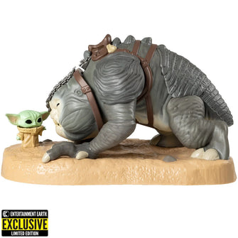 Funko Pop! Star Wars Book of Boba Fett Grogu with Rancor (Entertainment Earth Exclusive) *Pre-Order* - First Form Collectibles