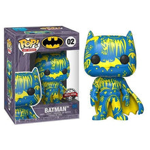 Funko POP! Art Serie DC Comics Batman (Blue & Yellow) Artist Series Exclusive with Hard Stack POP! Protector - First Form Collectibles