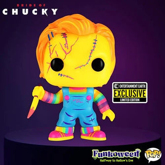 (In-Stock) Child's Play Chucky Black Light Pop! Vinyl Figure (Entertainment Earth Exclusive) - First Form Collectibles