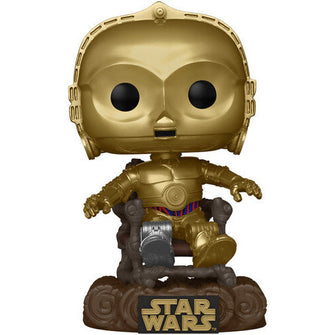 Funko Pop! Star Wars Return of the Jedi 40th - C3PO in Chair *Pre-Order* - First Form Collectibles