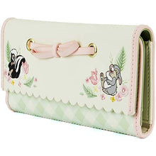 (In-Stock) Loungefly Bambi Spring Time Gingham Tri-Fold Wallet - First Form Collectibles