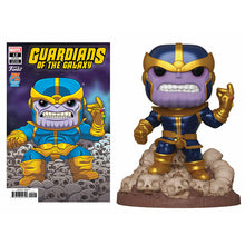 (In-Stock) Funko Pop! Marvel: Deluxe Thanos (Snapping) PX Previews Limited Edition Exclusive (With Comic) - First Form Collectibles