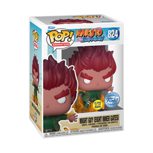 FUNKO POP! ANIMATION: Naruto Might Guy (Eight Gates) Glow In The Dark (Special Edition Exclusive) - First Form Collectibles