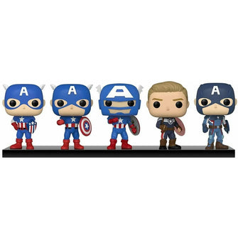 (In-Stock) Funko Pop! Marvel Captain America Through the Ages 5 Pack (Amazon Exclusive) - First Form Collectibles