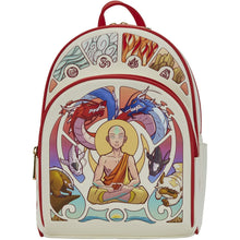 (In-Stock) Loungefly Avatar Aang Meditation Womens Double Strap Shoulder Bag - First Form Collectibles