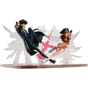 MegaHouse Cowboy Bebop Spike & Faye 1st Gig PVC Figure Set - First Form Collectibles