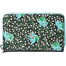 Loungefly Pokemon Bulbasaur Aop Zip-Around Wallet Pokemon One Size - First Form Collectibles