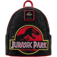 (In-Stock) Loungefly Jurassic Park Logo Womens Double Strap Shoulder Bag - First Form Collectibles