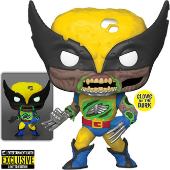 Funko Pop! Marvel Zombies Wolverine Glow-in-the-Dark Pop! (Entertainment Earth Exclusive) *Pre-Order* - First Form Collectibles