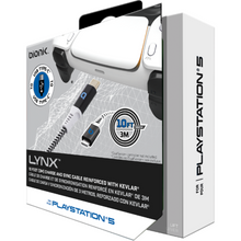 Bionik BNK-9081 PS5 Lynx USB-C Woven Charge Cable 10 feet (White) *Pre-Order* - First Form Collectibles