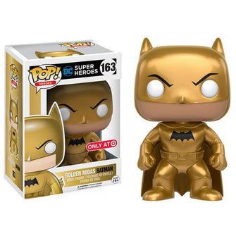 (In-Stock) (Vaulted) Funko Pop! DC Golden Midas Batman (Target Exclusive) - First Form Collectibles