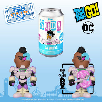 Funko Soda Teen Titans Go! Cyborg (Chance of Chase) *Pre-Order* - First Form Collectibles