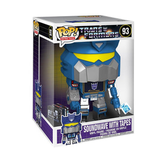 Funko Pop! Transformers Soundwave with Tapes (10 in.) (GameStop Exclusive) - First Form Collectibles