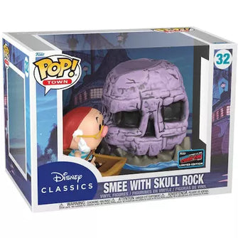 Funko Pop! Town Disney Classics Peter Pan Smee with Skull Rock (NYCC Comic Con Exclusive) - First Form Collectibles