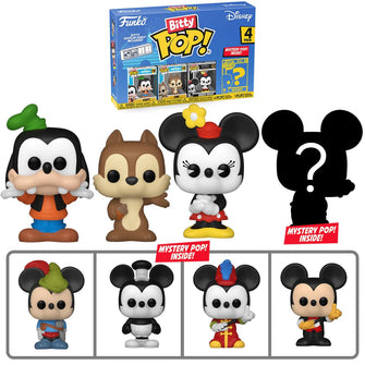 (In-Stock) Funko Bitty Pop! Disney Classics Goofy Mini-Figure 4-Pack - First Form Collectibles
