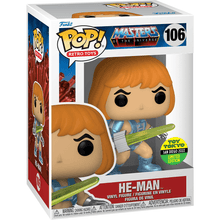 (In Stock) Funko Pop! MOTU Laser Power He-Man (Toy Tokyo SDCC Exclusive) - First Form Collectibles