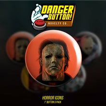 Danger Button!  Horror Icons 5 Button Pack (First Form Collectibles Exclusive) - First Form Collectibles