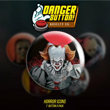 Danger Button!  Horror Icons 5 Button Pack (First Form Collectibles Exclusive) - First Form Collectibles