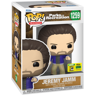 (In-Stock) Funko Pop Parks and Rec Jeremy Jamm (SDCC Official Sticker Exclusive) - First Form Collectibles