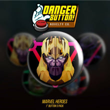 Danger Button! Marvel Icons 5 Button Pack (First Form Collectibles Exclusive) - First Form Collectibles