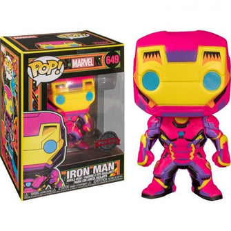 Funko Pop Iron Man Black Light (Special Edition Exclusive) - First Form Collectibles