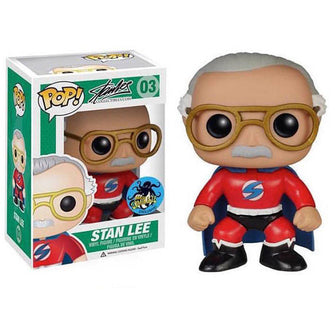 (Vaulted) (In Stock) Funko Pop Stan Lee (Superhero Red) (Comikaze Exclusive) - First Form Collectibles