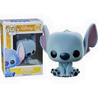 (Vaulted) (In Stock) Funko Pop Disney Stitch (Flocked) (Hot Topic Exclusive) - First Form Collectibles