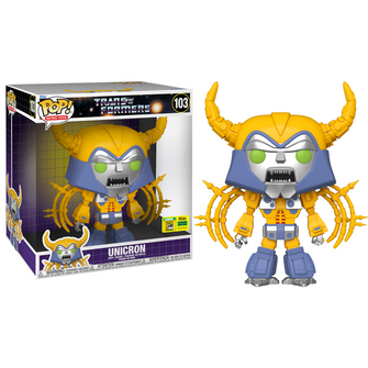 (In Stock) Funko Pop! Jumbo Transformers Unicron (SDCC Official Sticker Exclusive) - First Form Collectibles