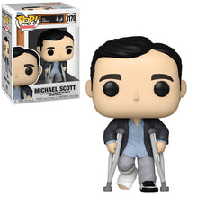 The Office Michael Standing with Crutches Pop! Vinyl Figure *Pre-Order* - First Form Collectibles