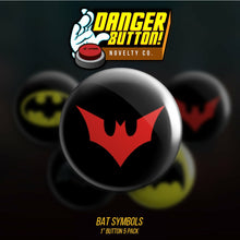 Danger Button! Batman Symbol 5 Button Pack (First Form Collectibles Exclusive) - First Form Collectibles