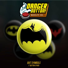 Danger Button! Batman Symbol 5 Button Pack (First Form Collectibles Exclusive) - First Form Collectibles