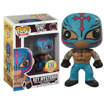 Funko Pop! WWE Rey Mysterio Light Blue (7 Eleven Exclusive) *Holy Grail* - First Form Collectibles