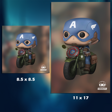 Captain America The First Avenger: WWII Funko Ride (Art by: Funkoncepts) - First Form Collectibles