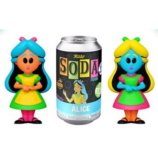 Alice in Wonderland Blacklight Alice Vinyl Soda Figure (Chance of Chase) (Funko Exclusive) - First Form Collectibles