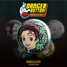 Danger Button! Demon Slayer 5 Button Pack (First Form Collectibles Exclusive) - First Form Collectibles