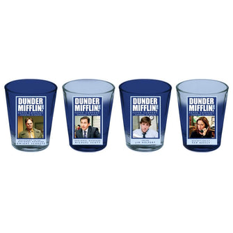 The Office 4-Pack Mini-Glass Set *PRE-ORDER* - First Form Collectibles