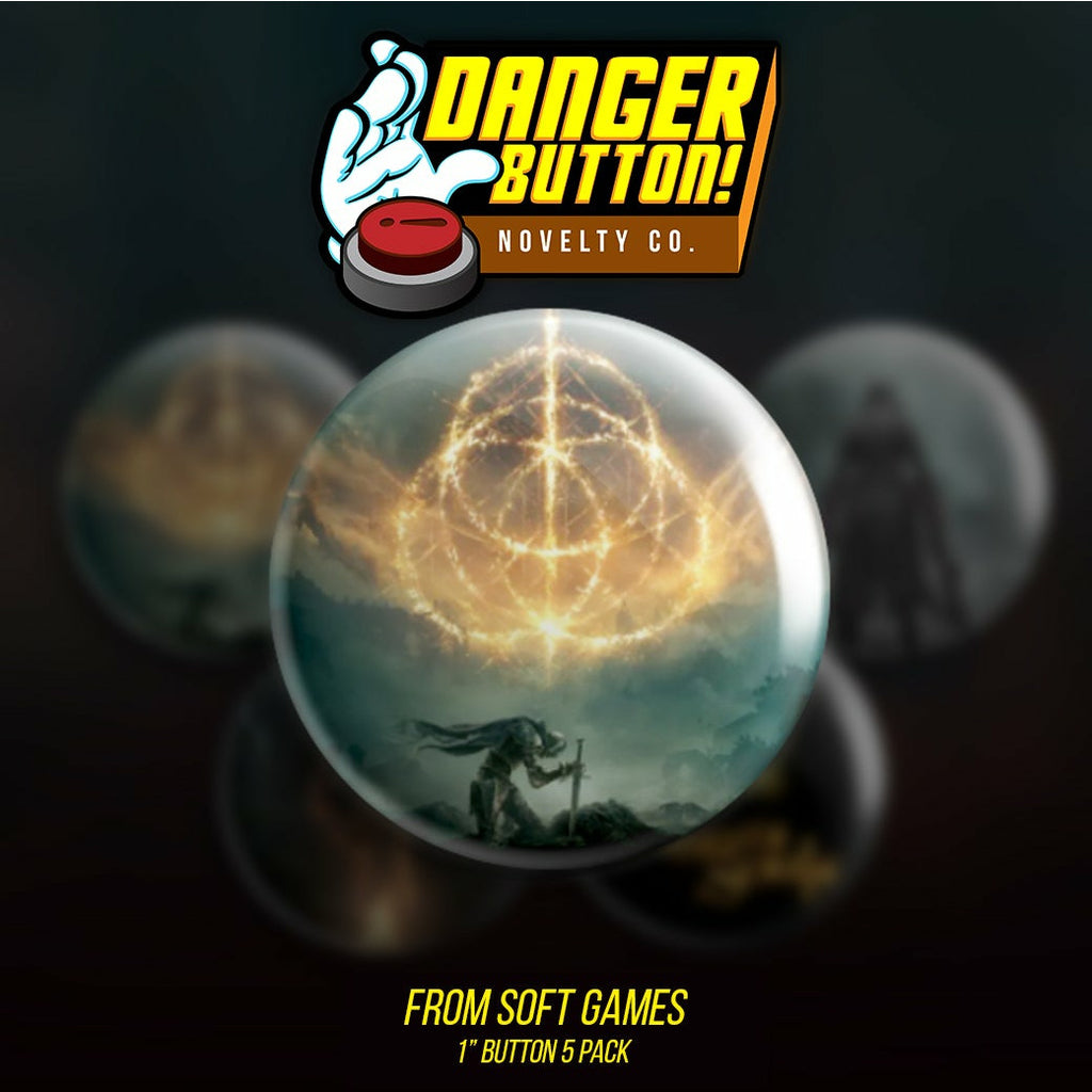 Danger Button! From Soft Collection 5 Button Pack (First Form Collecti ...