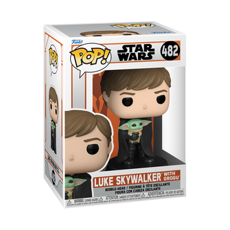 Star Wars: The Mandalorian Luke with Child Pop! Vinyl Figure  *PRE-ORDER* - First Form Collectibles