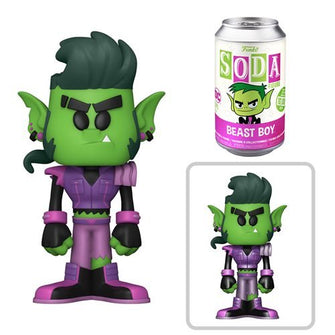 Teen Titans Metal Beast Boy Vinyl Soda Figure (Chance of Chase) *Pre-Order* - First Form Collectibles